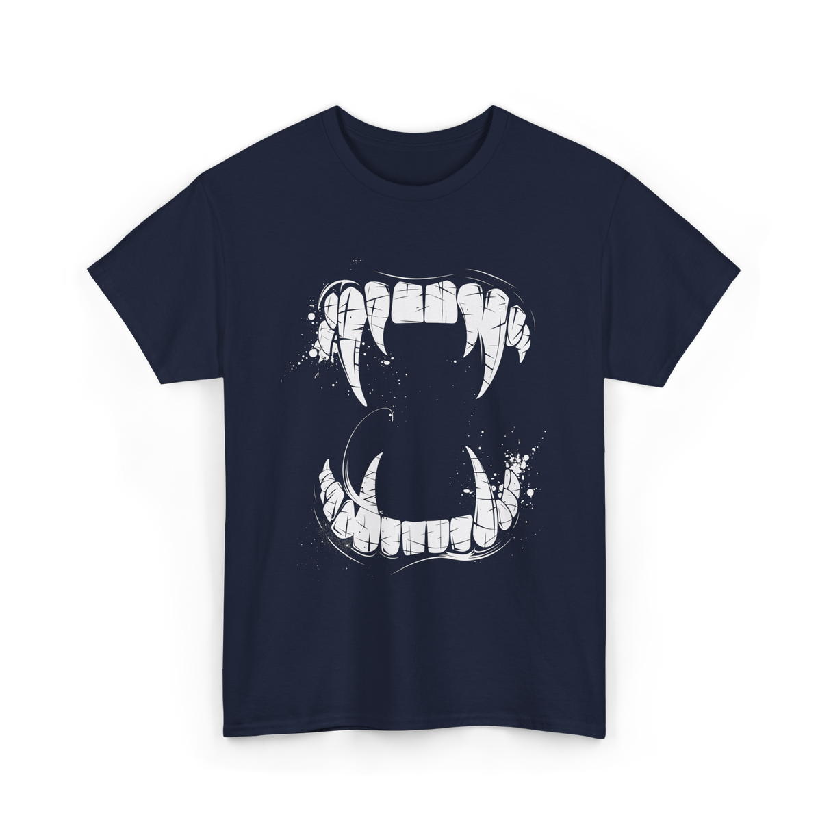 Horror Design Monster T-Shirt - Navy