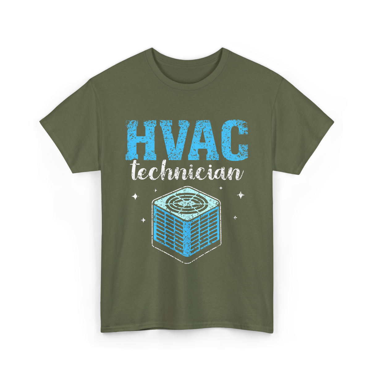 HVAC Technician HVAC Technician T-Shirt - Military Green