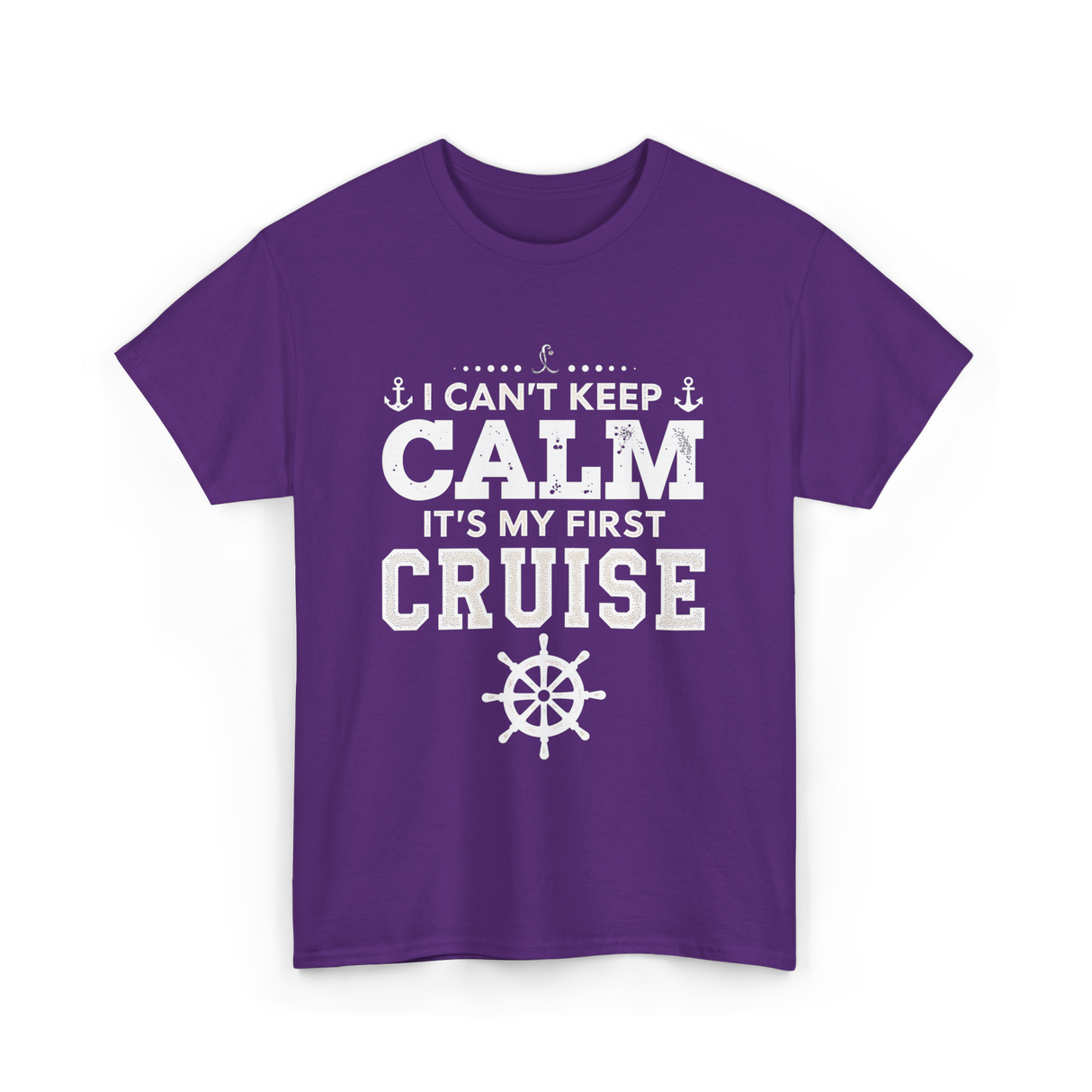 I Can't Keep Calm Cruise T-Shirt - Purple