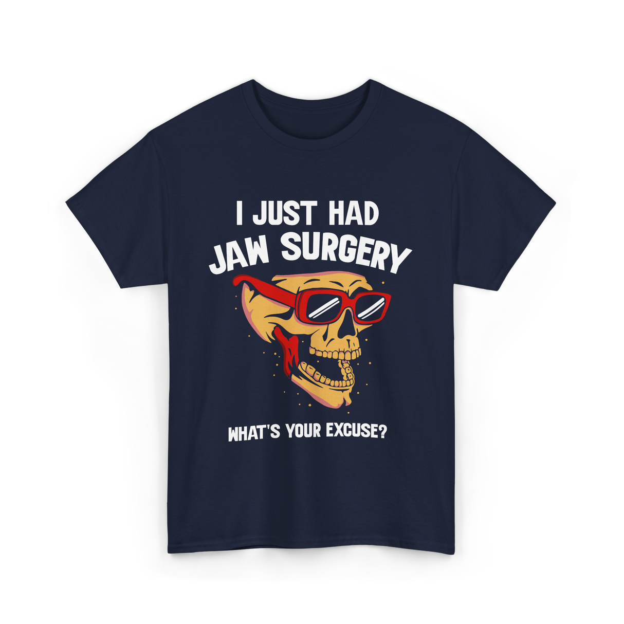 I Just Had Jaw Surgery Support T-Shirt - Navy