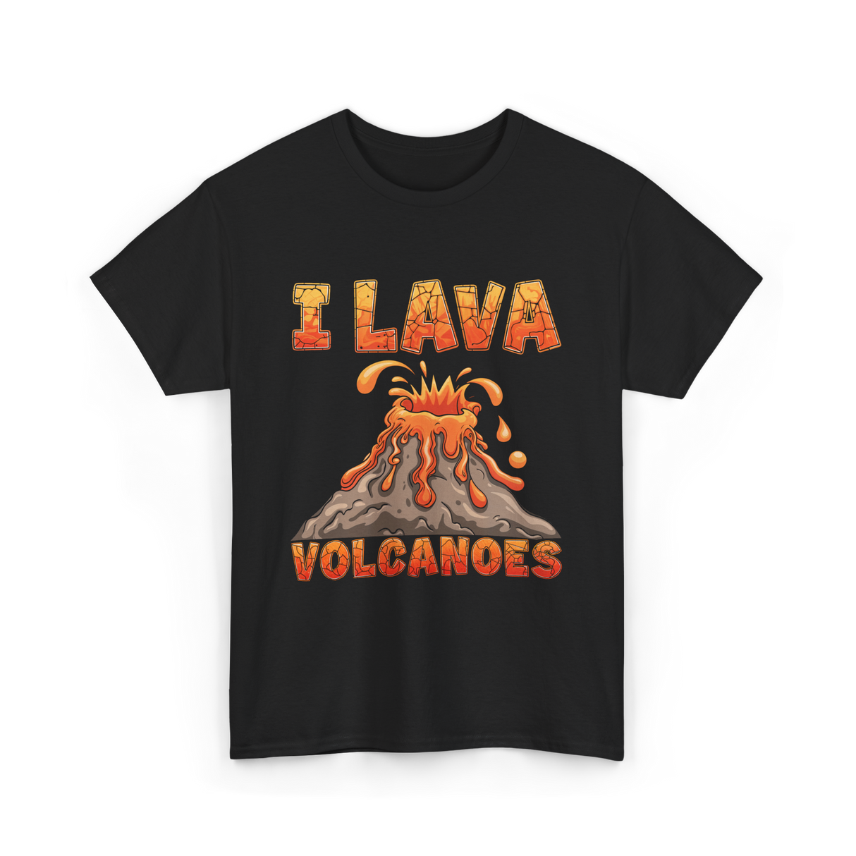 I Lava Volcanoes Volcanoes Geology T-Shirt - Black