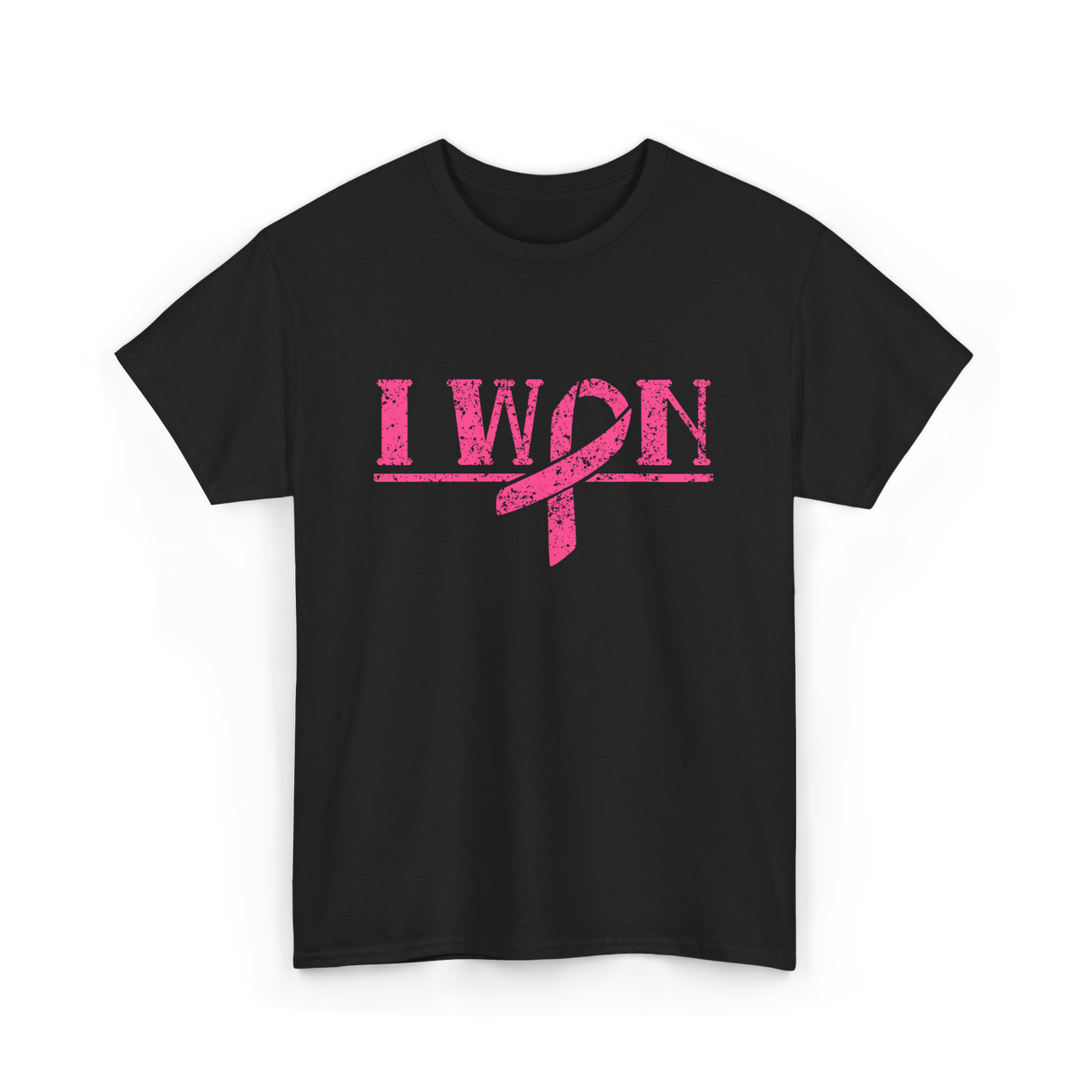 I Won Awareness Support T-Shirt - Black