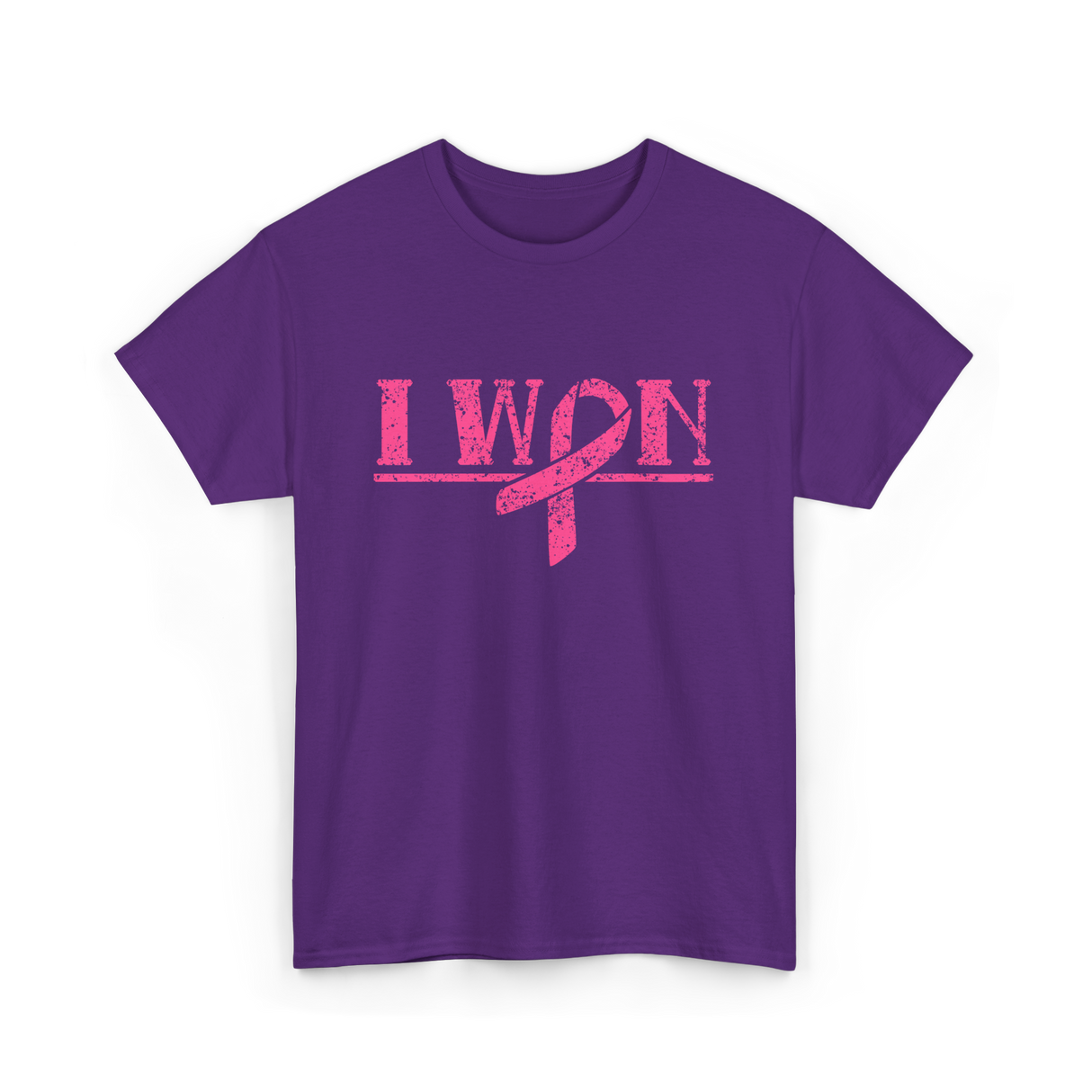 I Won Awareness Support T-Shirt - Purple