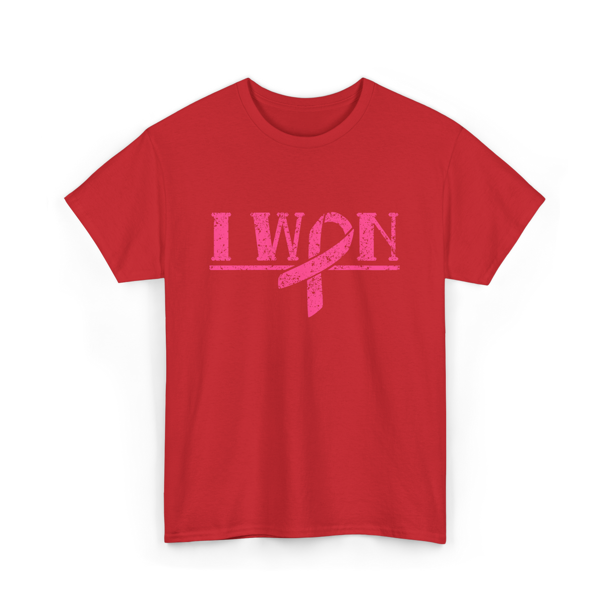 I Won Awareness Support T-Shirt - Red