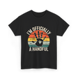 I'm Officially A Handful Kids T-Shirt - Black