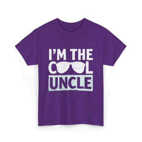 I'm The Cool Uncle T-Shirt - Purple