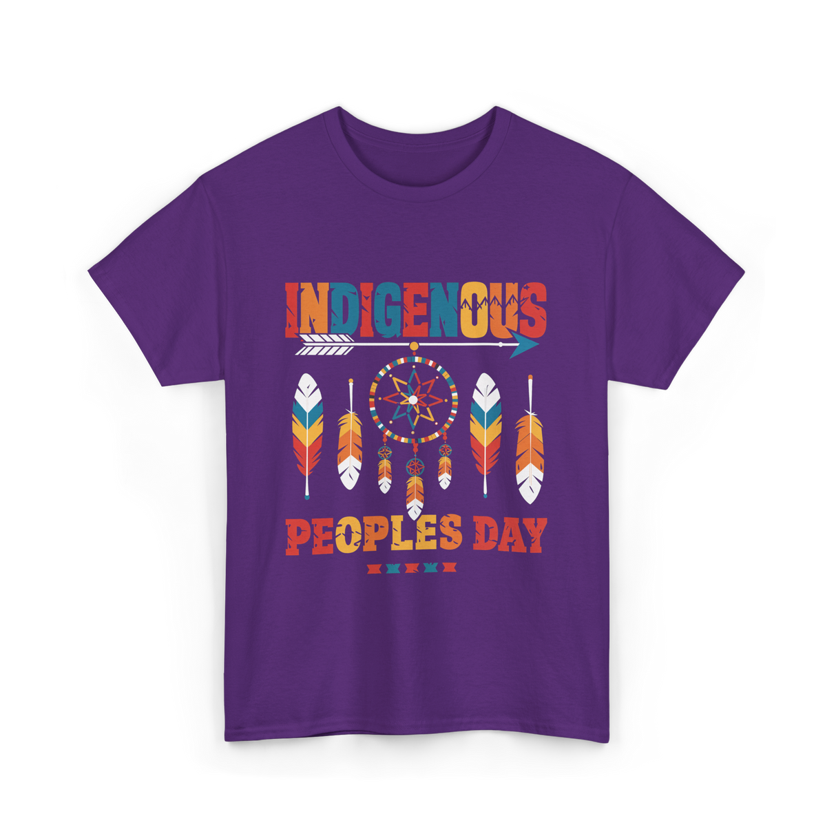 Indigenous Peoples Day Culture Heritage T-Shirt - Purple