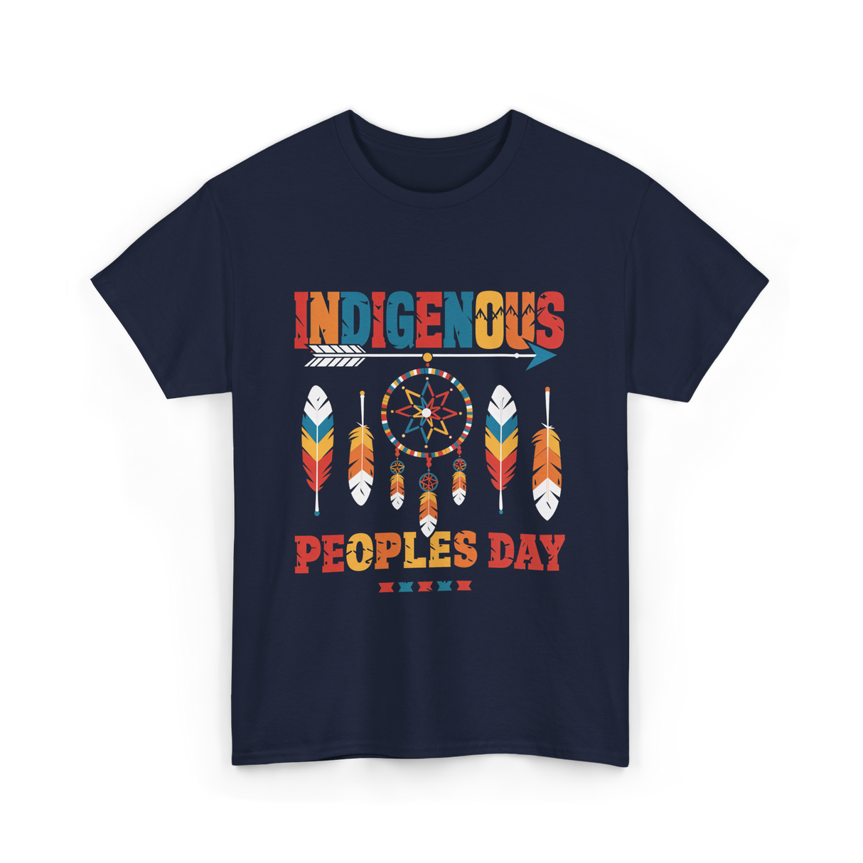 Indigenous Peoples Day Culture Heritage T-Shirt - Navy