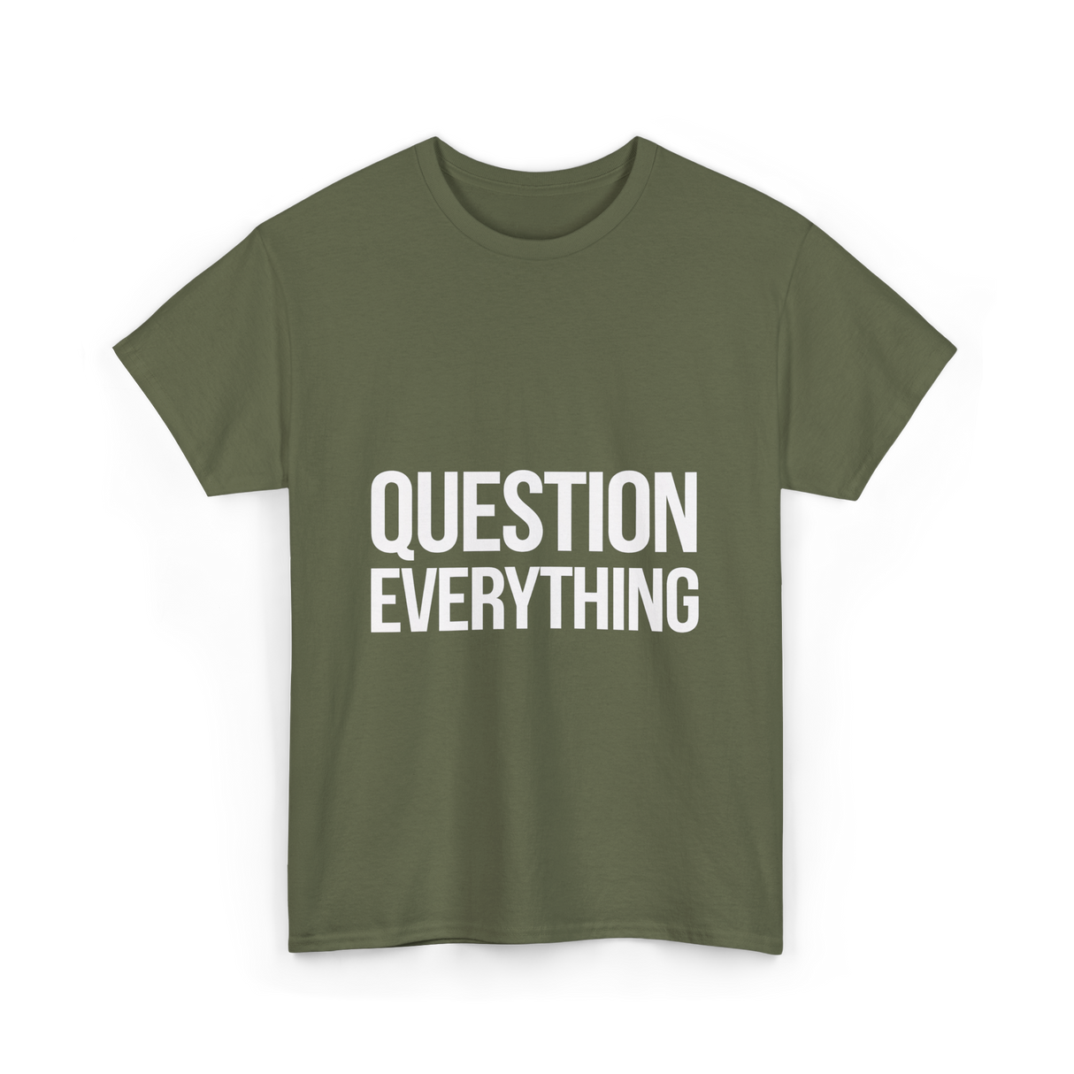 Inquiry Belief T-Shirt - Military Green