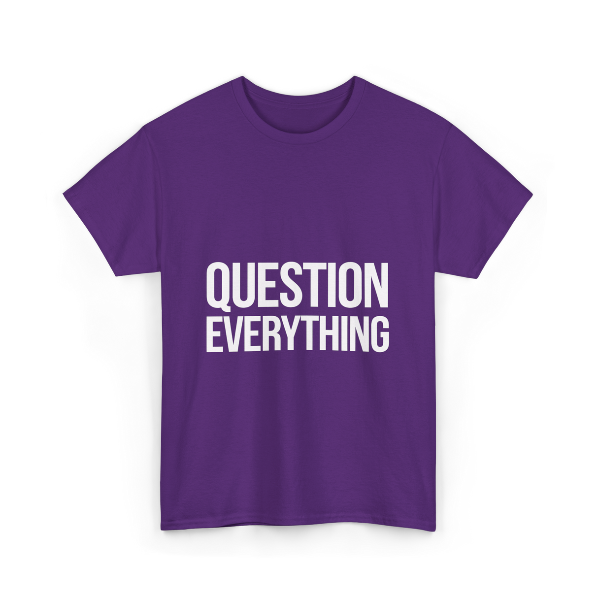 Inquiry Belief T-Shirt - Purple
