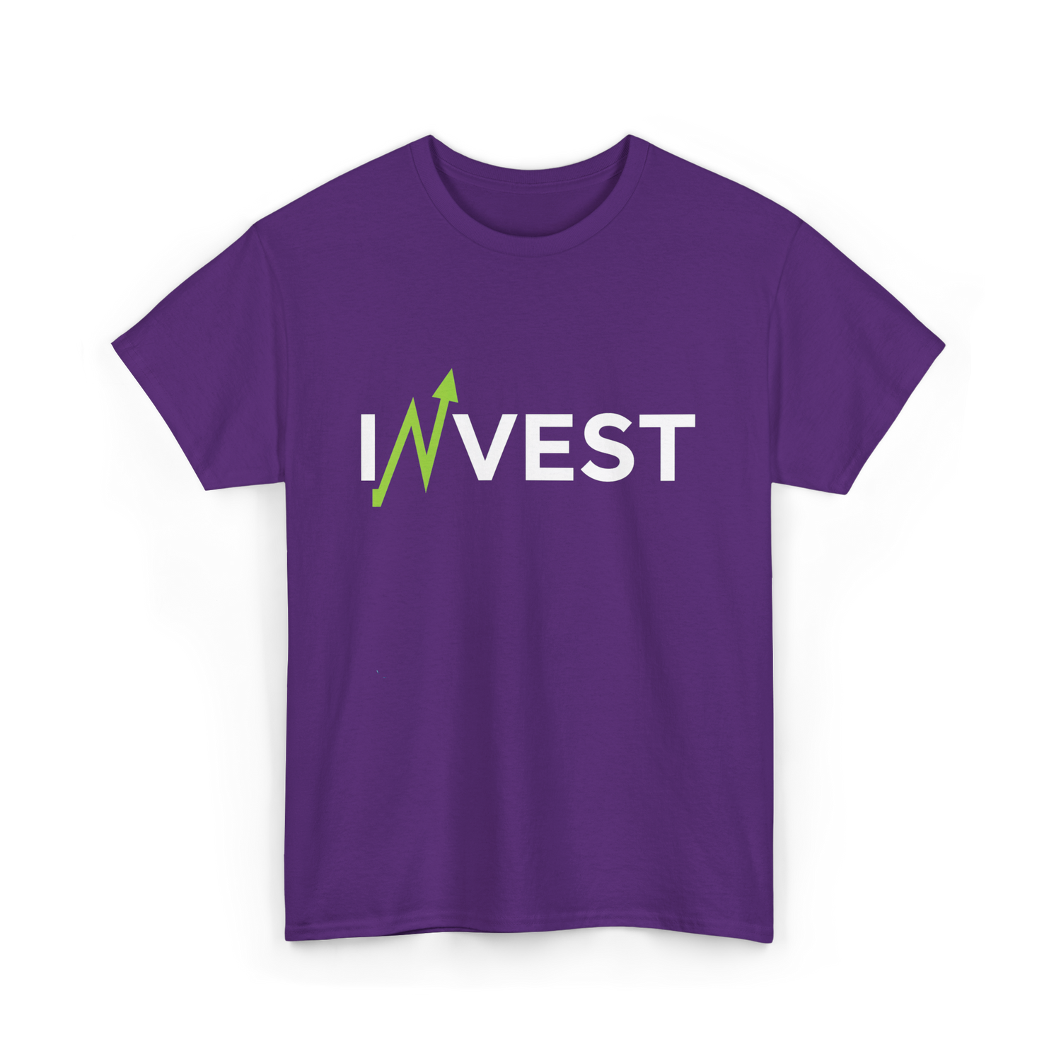 Invest Stock Market Finance Trading T-Shirt - Purple