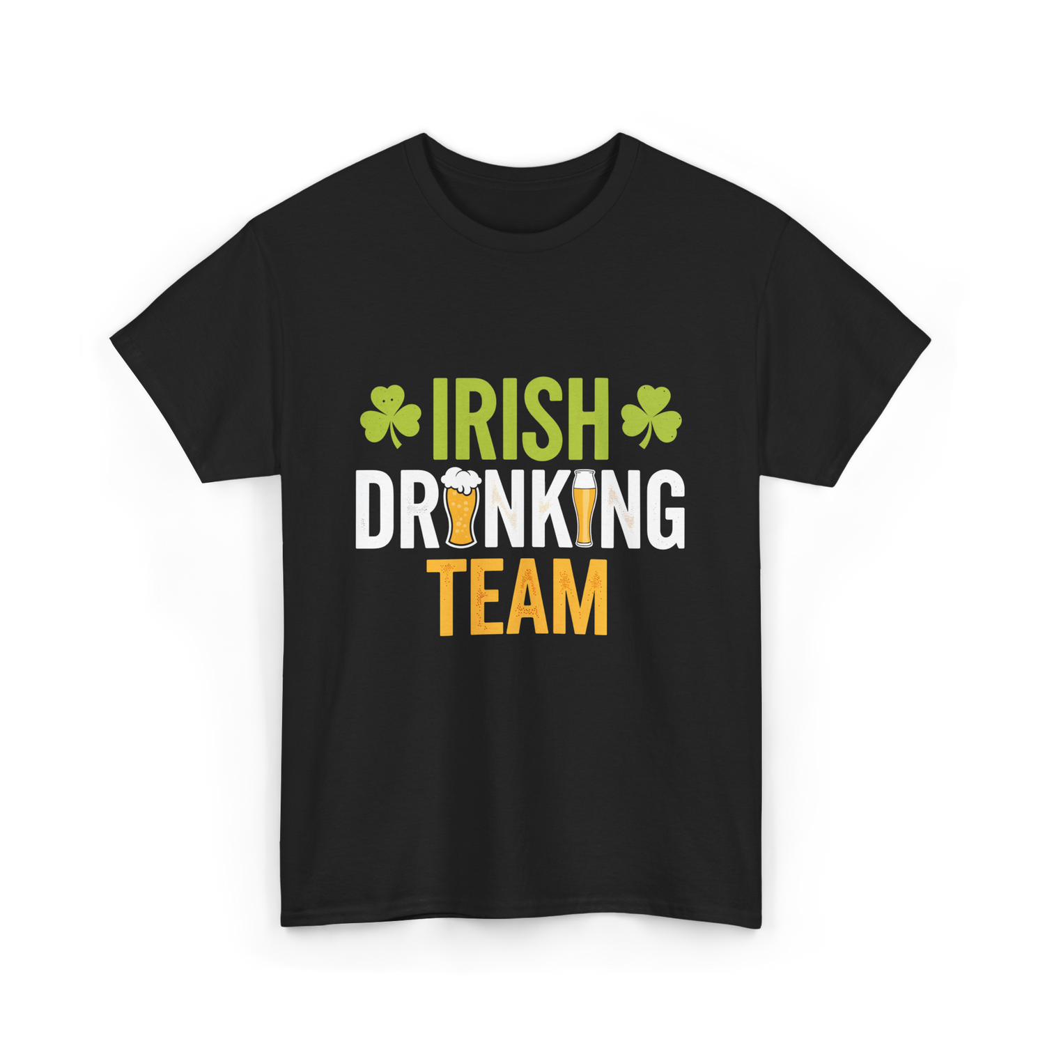 Irish Drinking Team Beer T-Shirt - Black