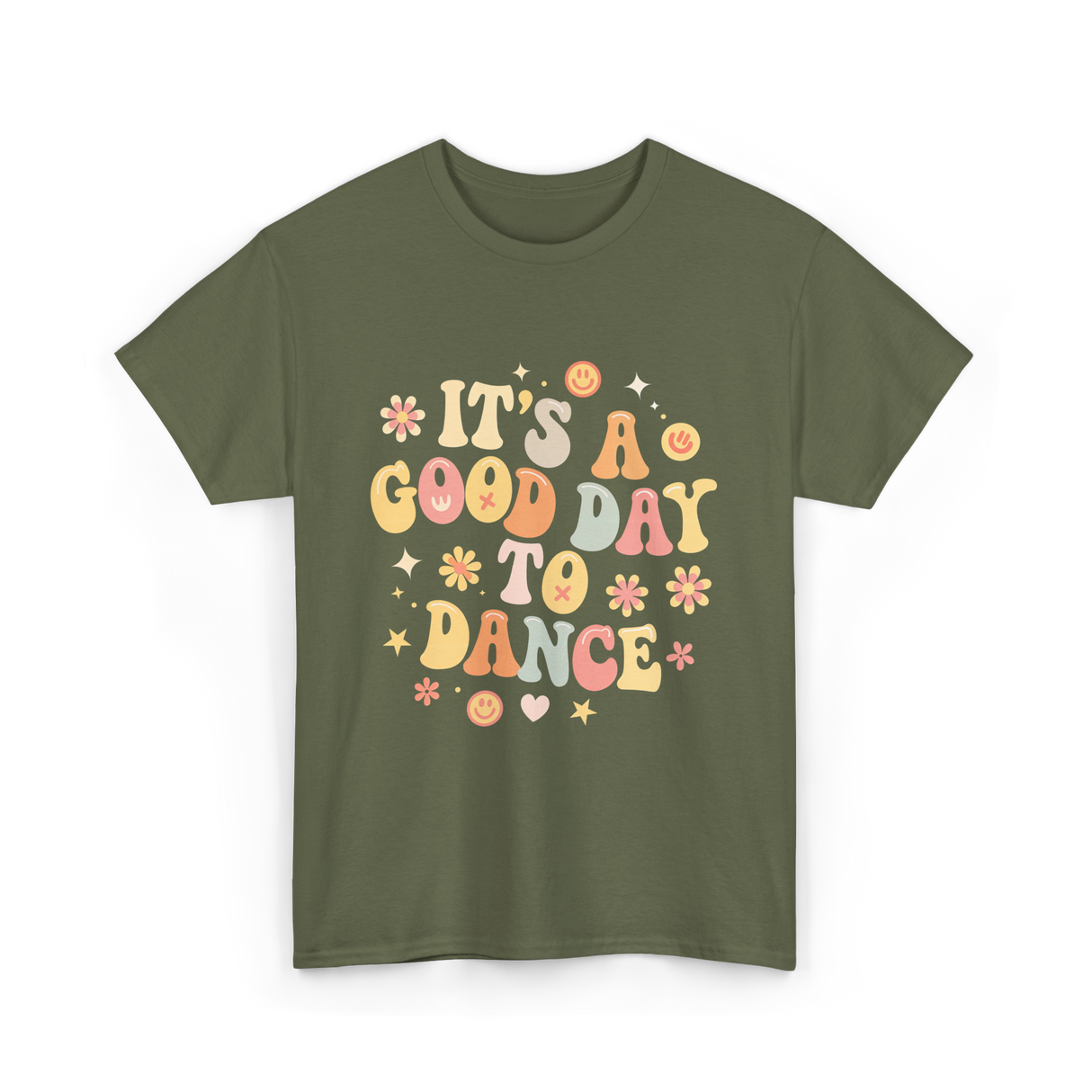 It's A Dance T-Shirt - Military Green