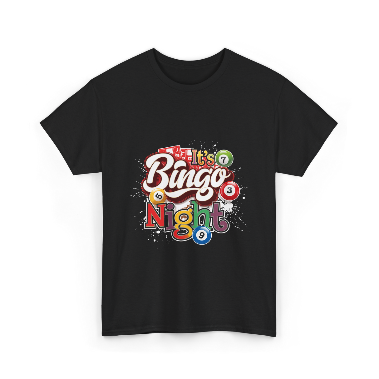 It's Bingo Night Bingo T-Shirt - Black