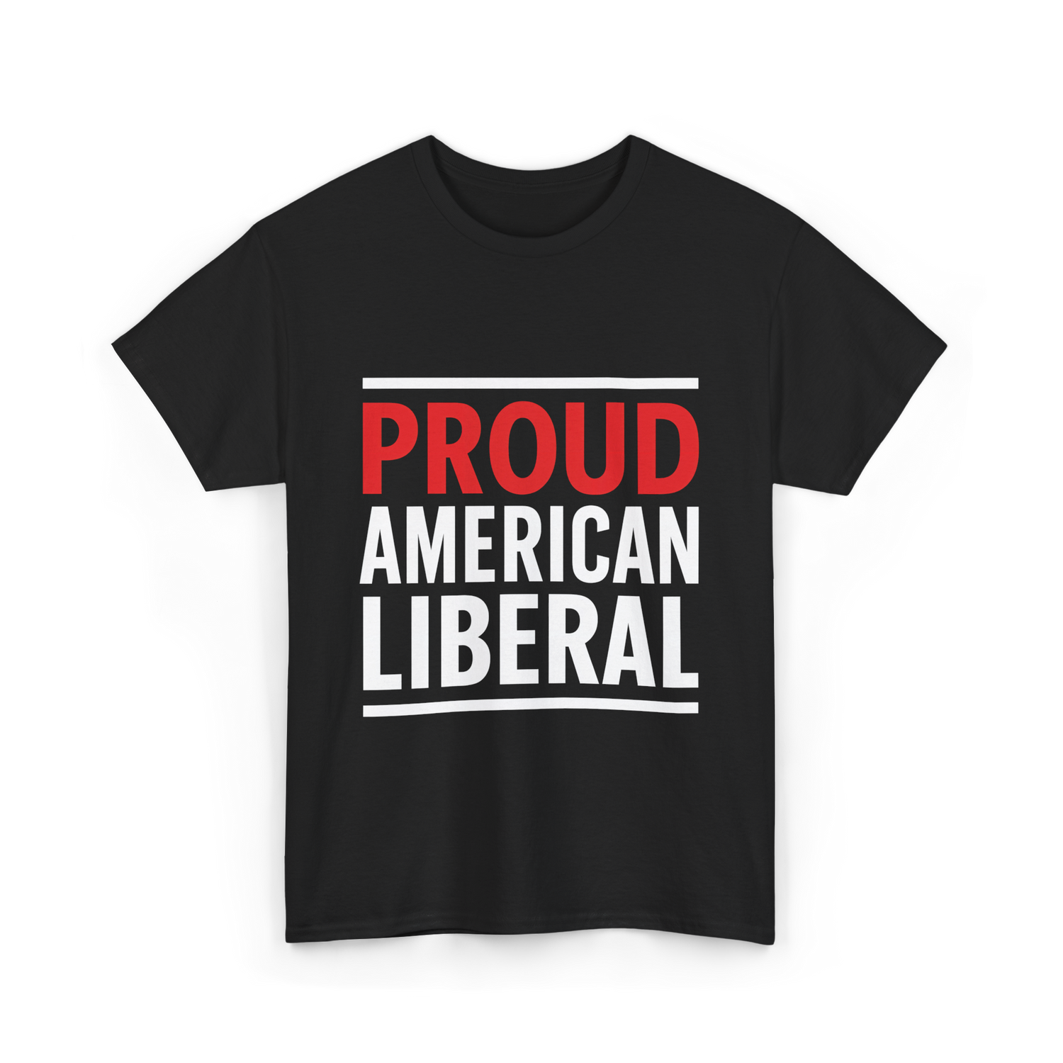 Liberal Political T-Shirt - Black