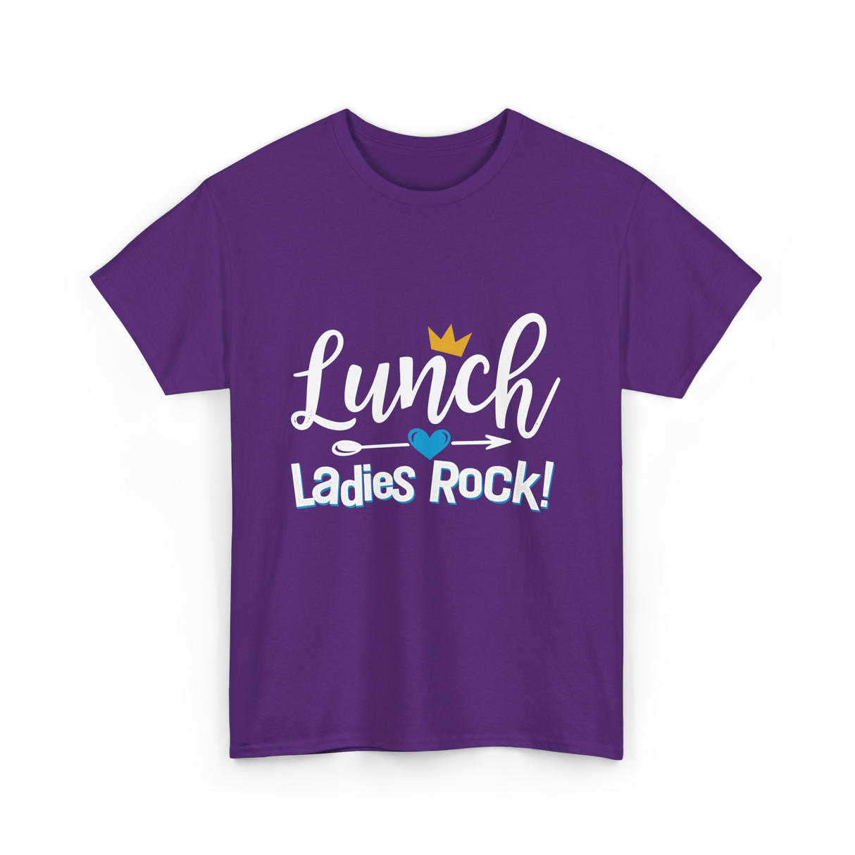 Lunch Ladies Rock Ladies Women T-Shirt - Purple