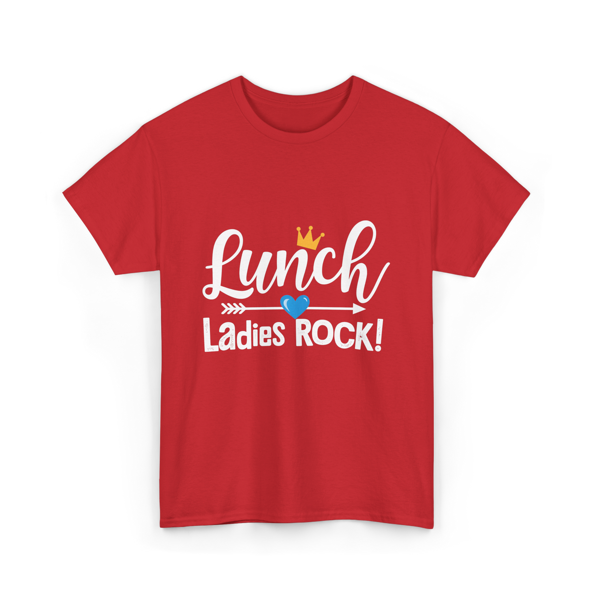 Lunch Ladies Rock Lunch Lady T-Shirt - Red
