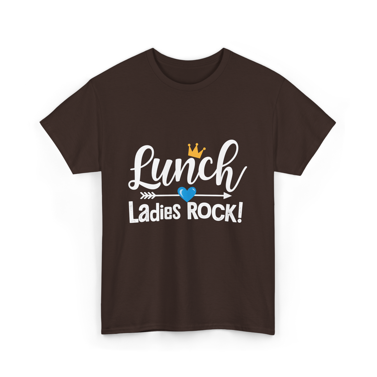 Lunch Ladies Rock Lunch Lady T-Shirt - Dark Chocolate