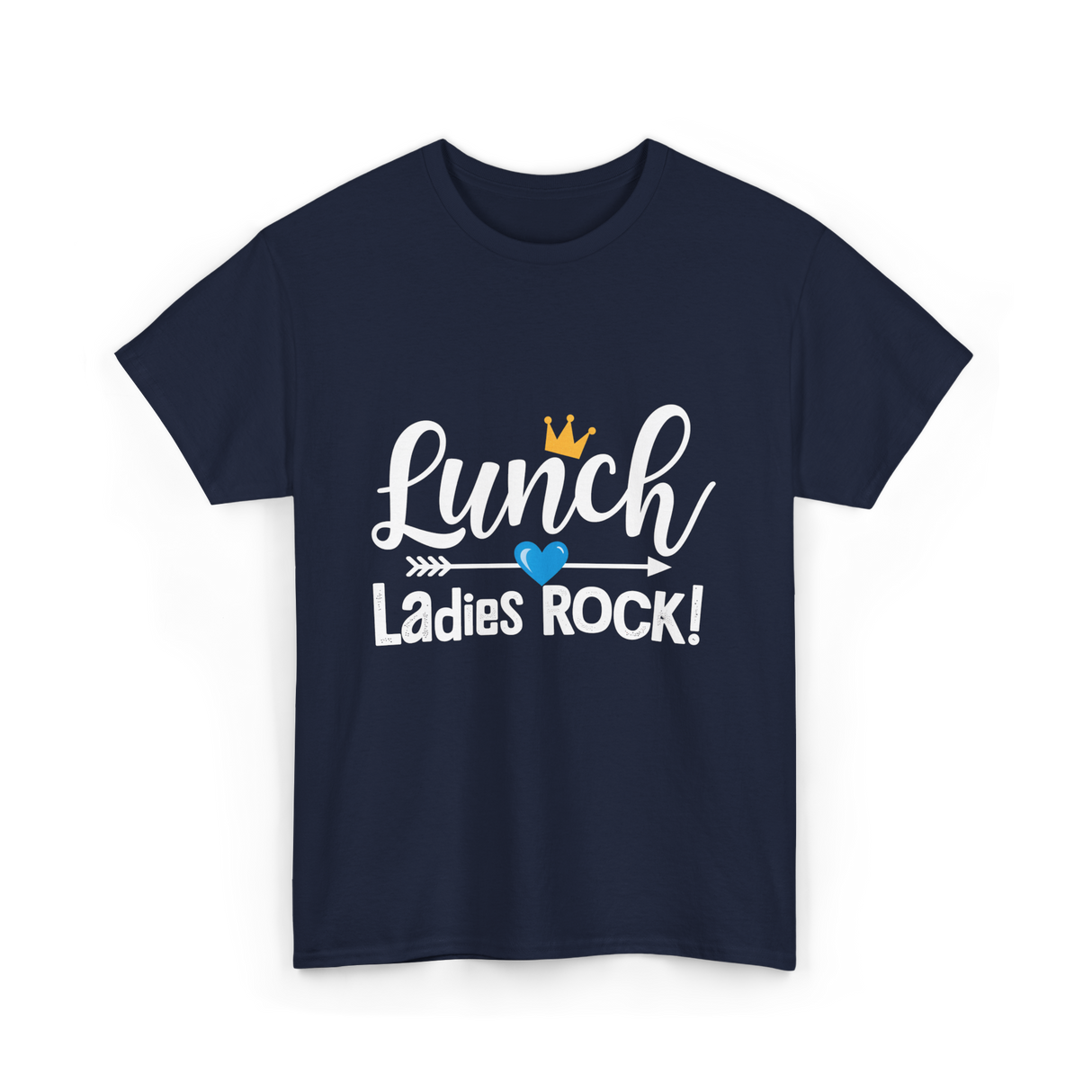 Lunch Ladies Rock Lunch Lady T-Shirt - Navy
