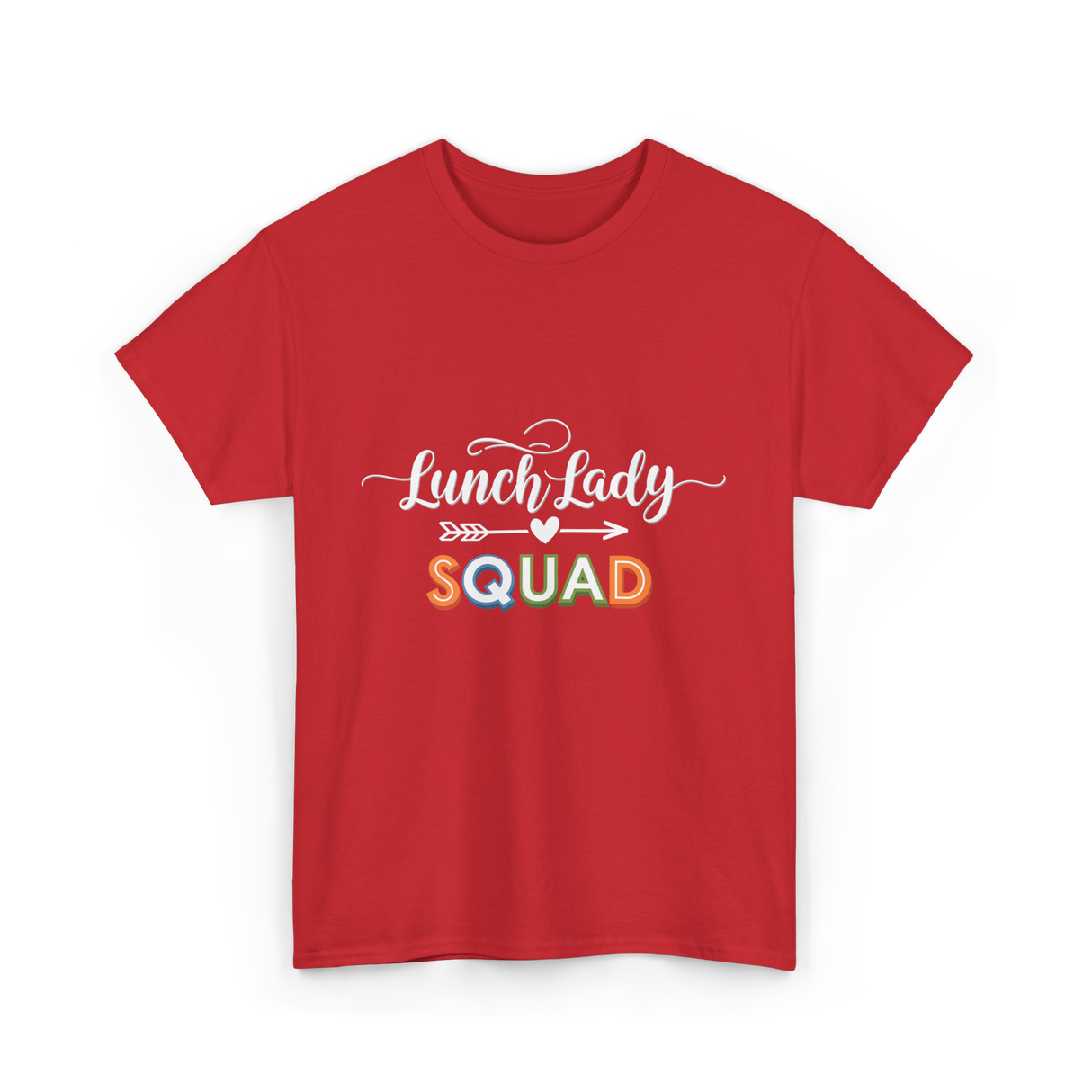 Lunch Lady Squad Team T-Shirt - Red