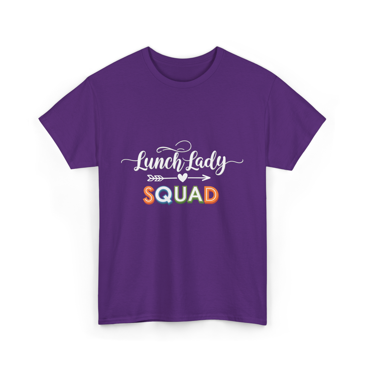 Lunch Lady Squad Team T-Shirt - Purple