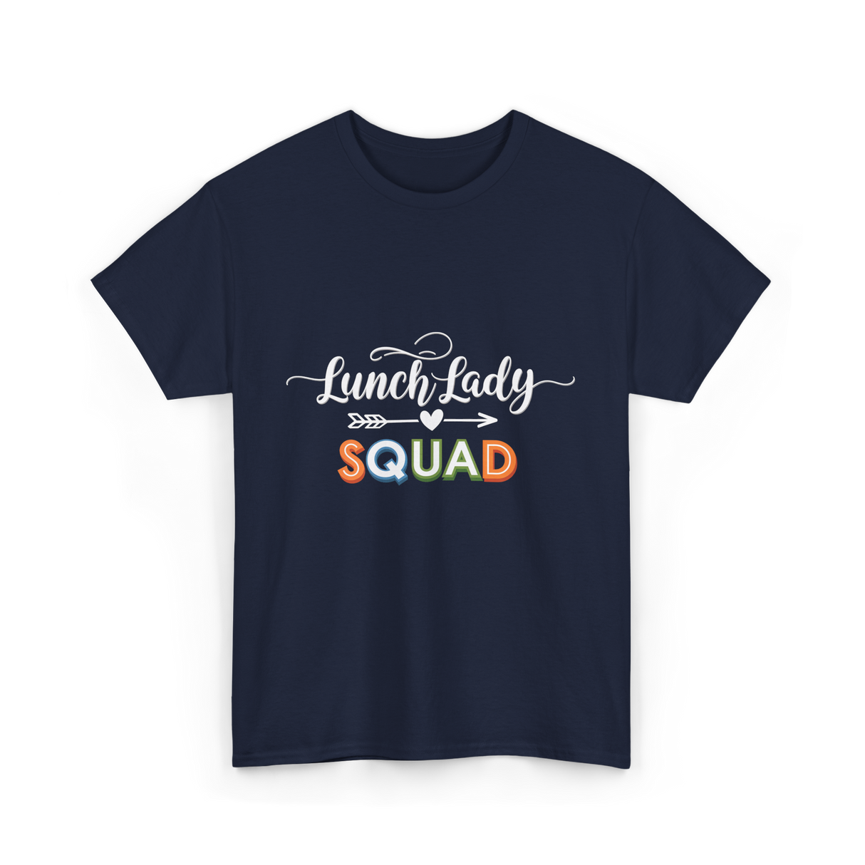 Lunch Lady Squad Team T-Shirt - Navy
