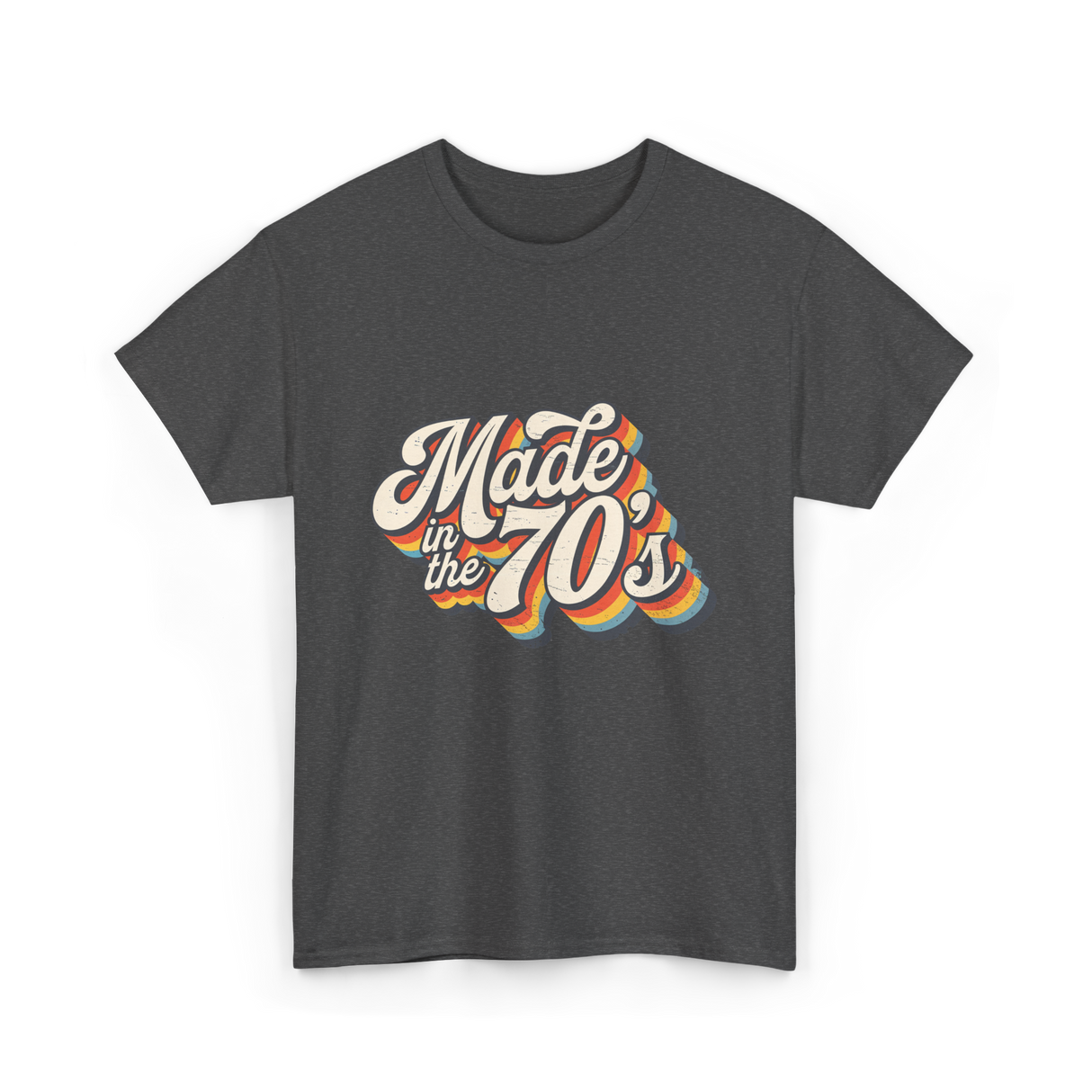 Made in the 70s Retro T-Shirt - Dark Heather