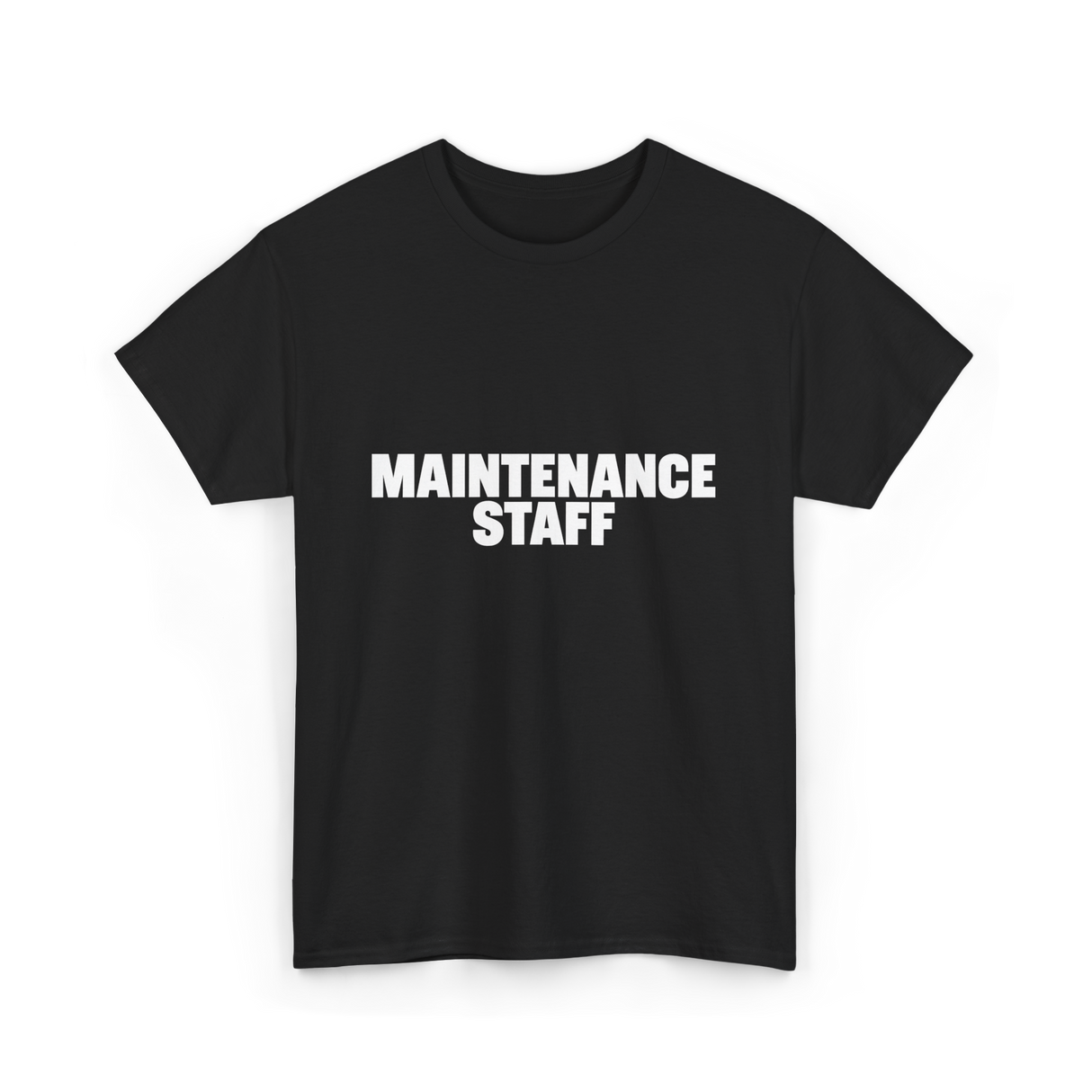 Maintenance Staff Maintenance Worker T-Shirt - Black