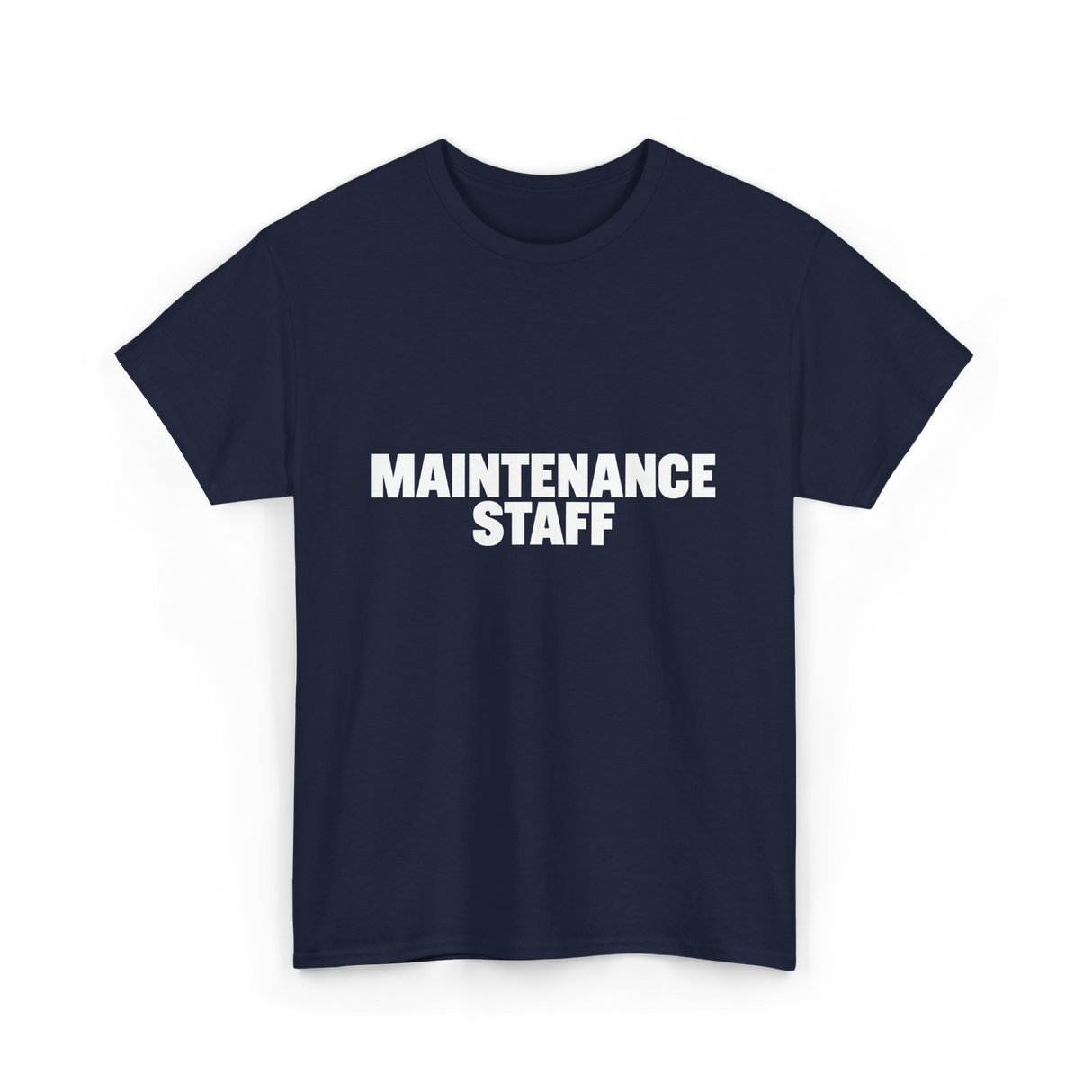 Maintenance Staff Maintenance Worker T-Shirt - Navy