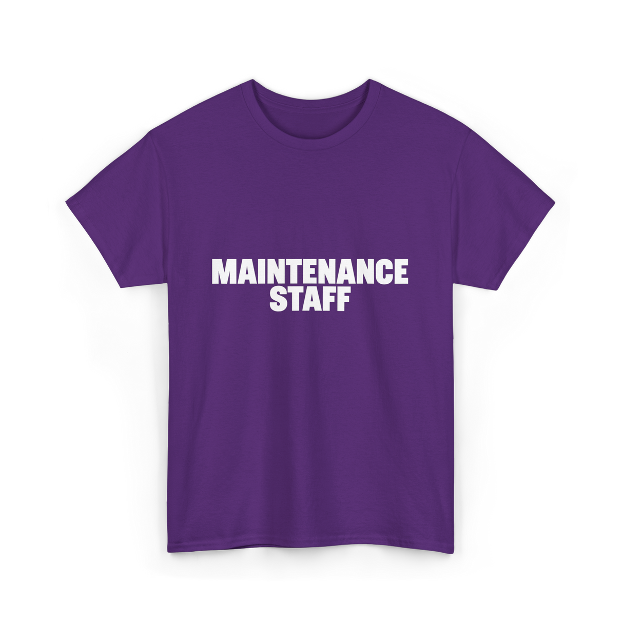Maintenance Staff Maintenance Worker T-Shirt - Purple