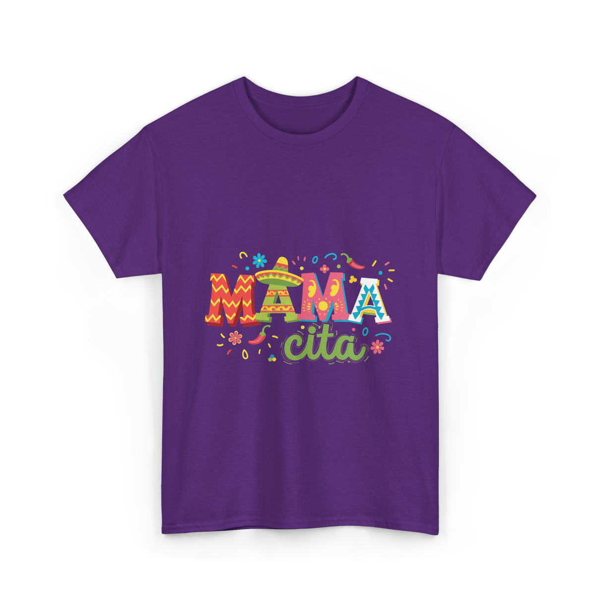 Mama Cita Cinco De Mayo Fiesta T-Shirt - Purple