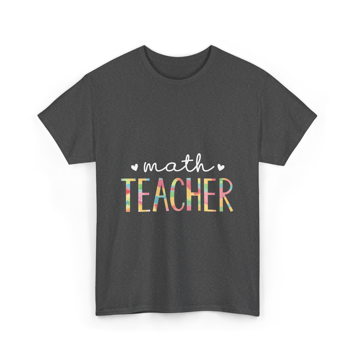 Math Teacher Cute Design T-Shirt - Dark Heather