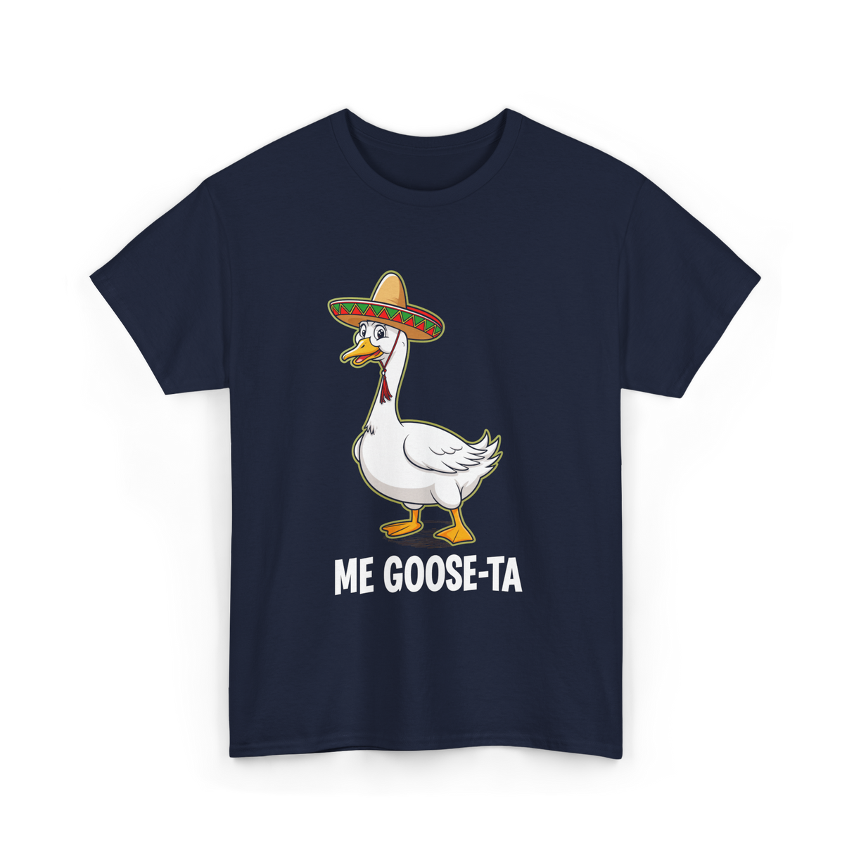 Me Goose Ta Goose Party T-Shirt - Navy