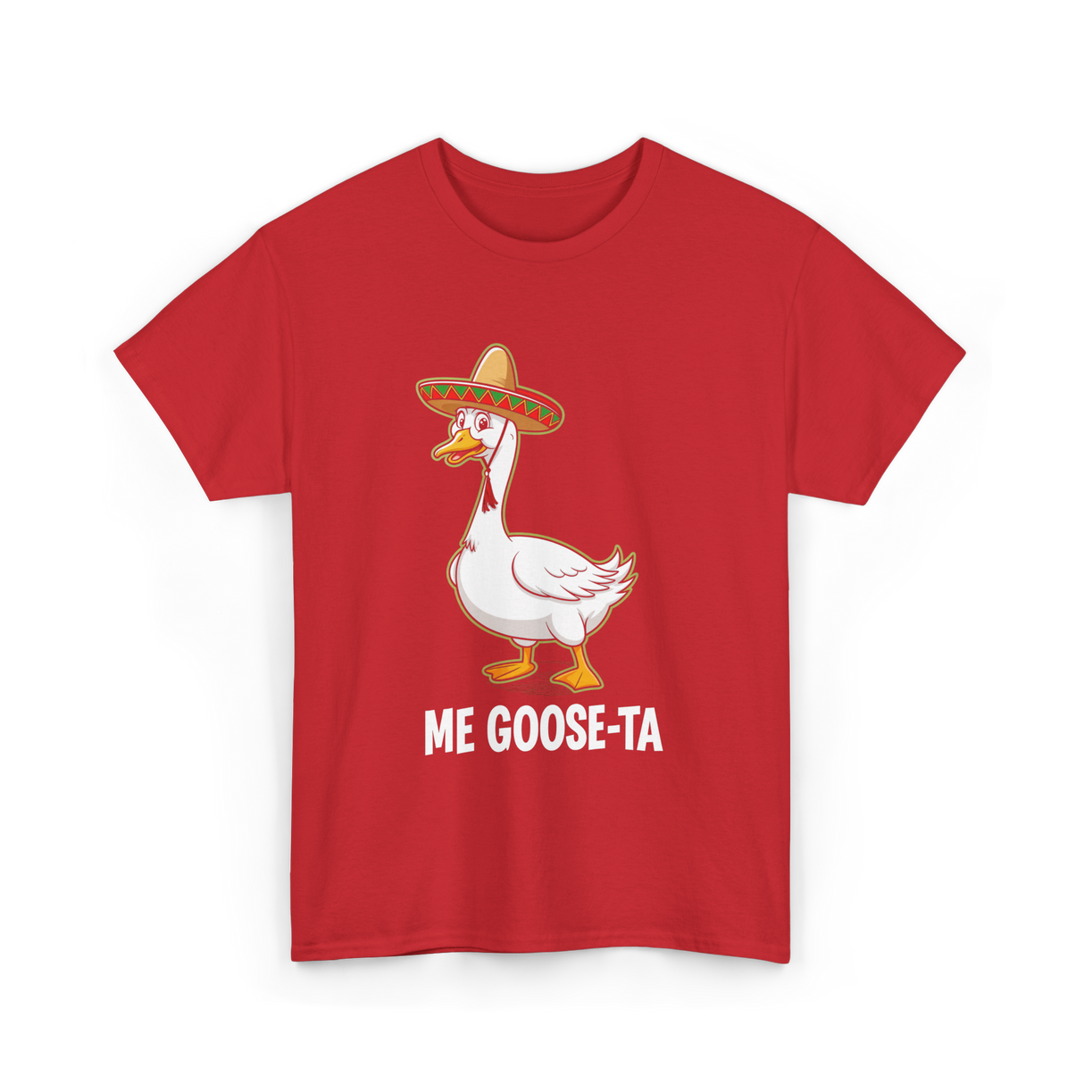 Me Goose Ta Goose Party T-Shirt - Red