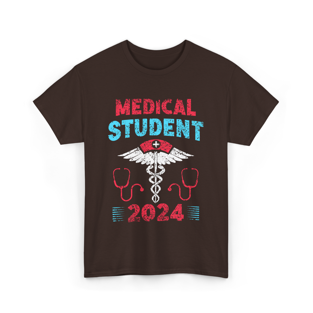 Medical Student 2024 Medicine T-Shirt - Dark Chocolate