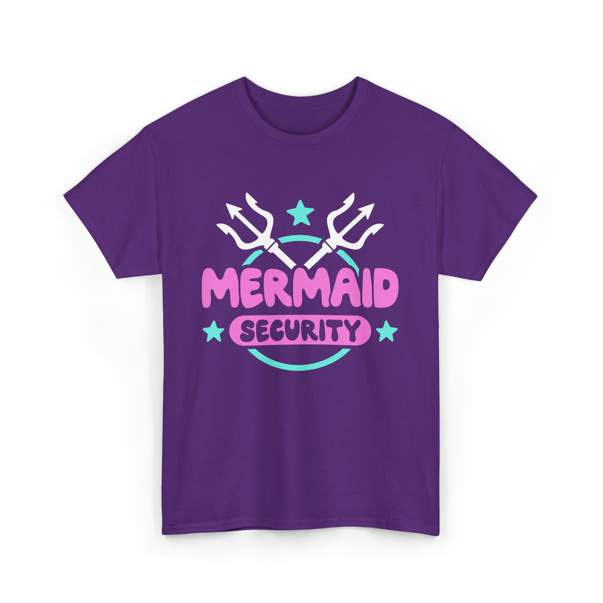 Mermaid Security Mermaid T-Shirt - Purple