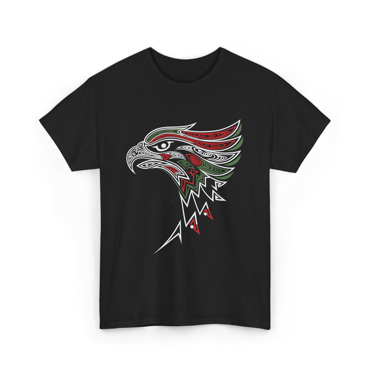 Mexican Eagle Art Mexico T-Shirt - Black