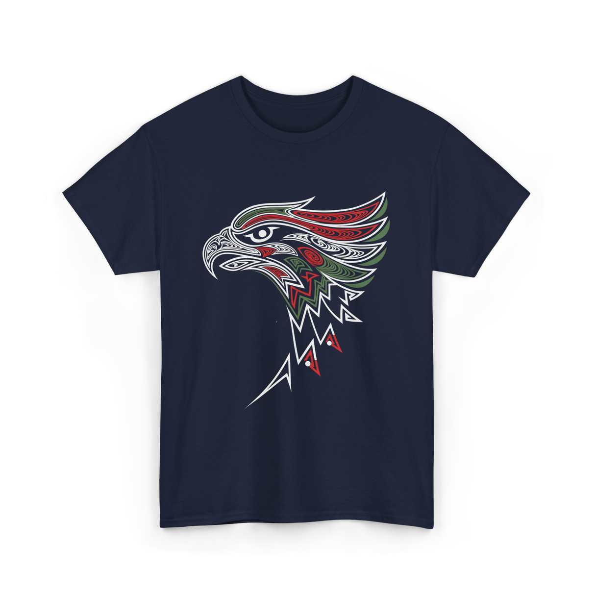 Mexican Eagle Art Mexico T-Shirt - Navy