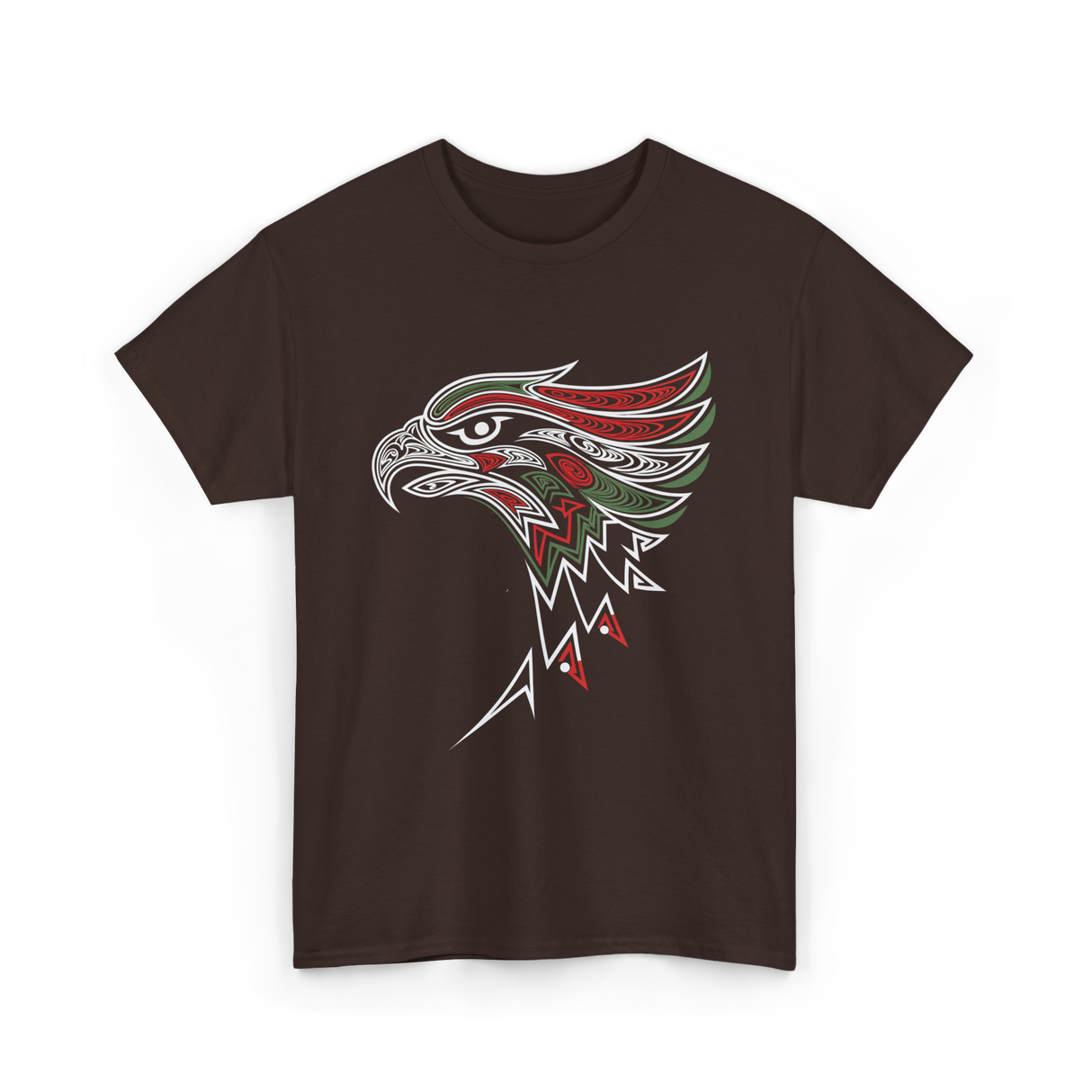 Mexican Eagle Art Mexico T-Shirt - Dark Chocolate