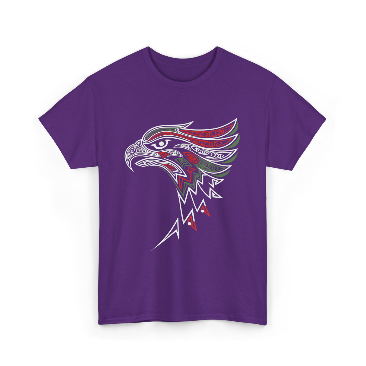 Mexican Eagle Art Mexico T-Shirt - Purple