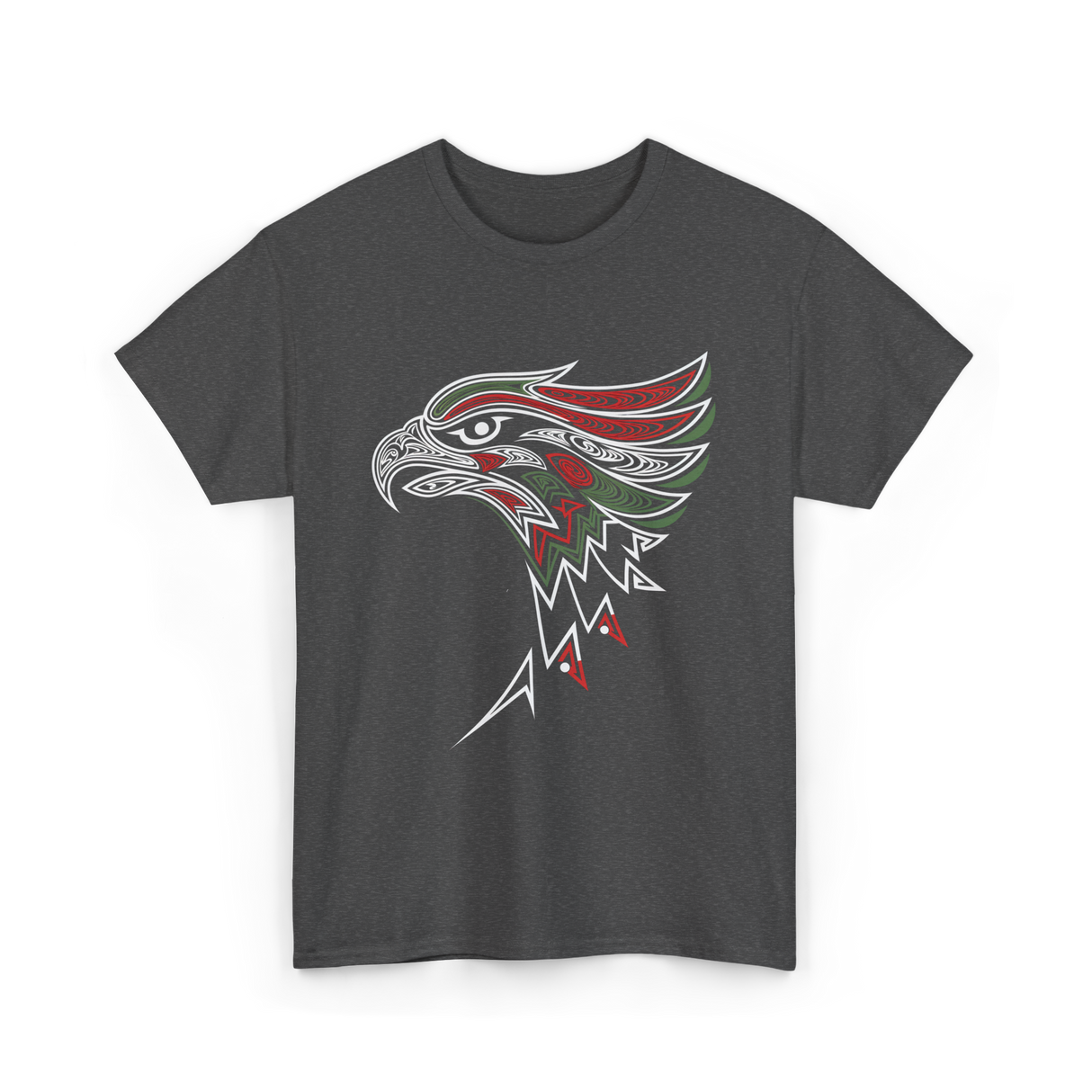 Mexican Eagle Art Mexico T-Shirt - Dark Heather