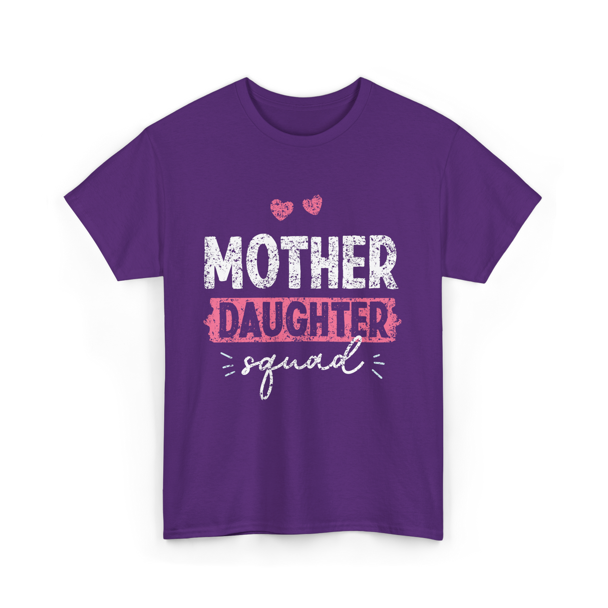 Mother Daughter Squad Parenting T-Shirt - Purple