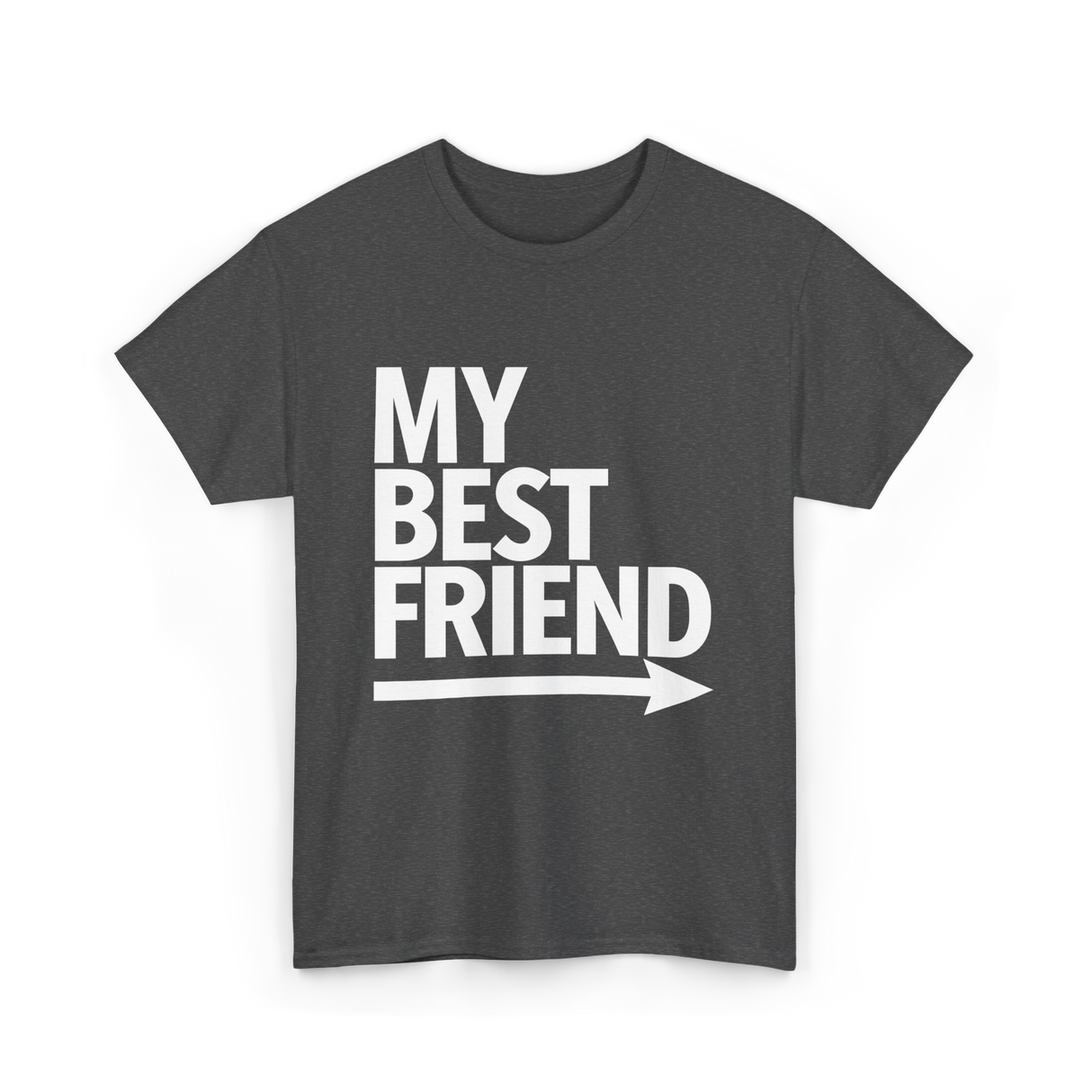 My Best Friend Friendship T-Shirt - Dark Heather