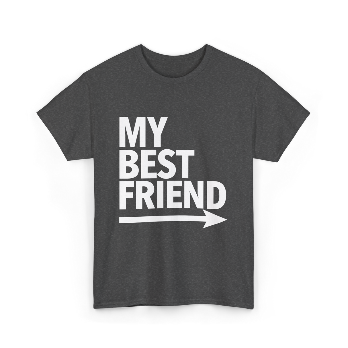 My Best Friend Friendship T-Shirt - Dark Heather