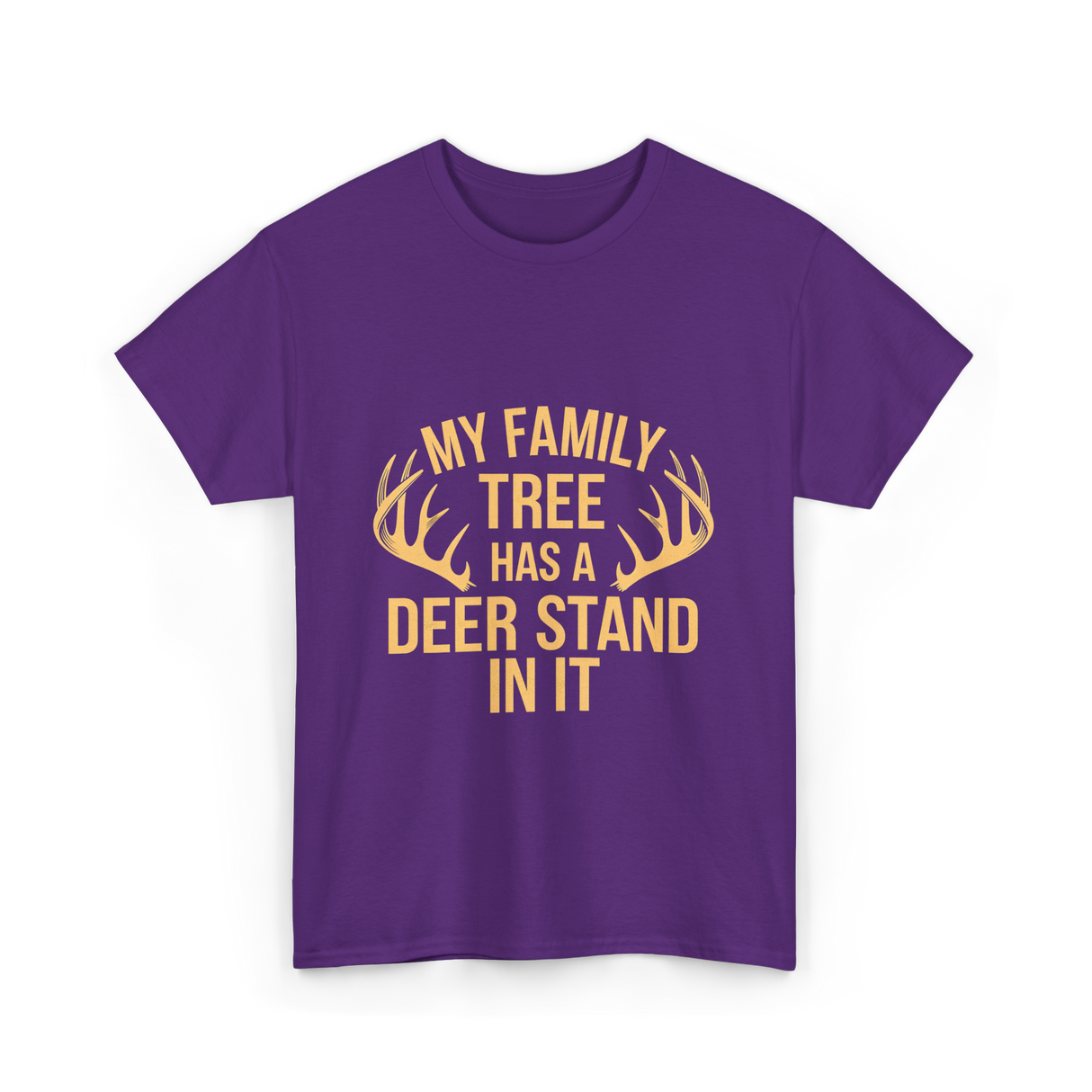 My Family Tree Hunting T-Shirt - Purple