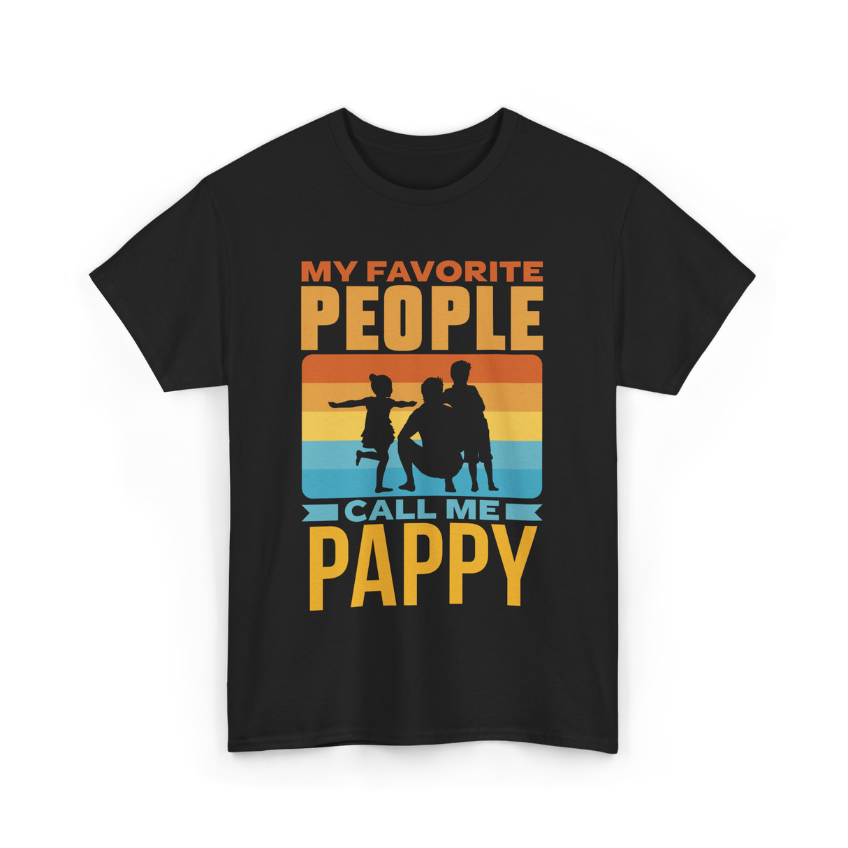 My Favorite People Pappy T-Shirt - Black