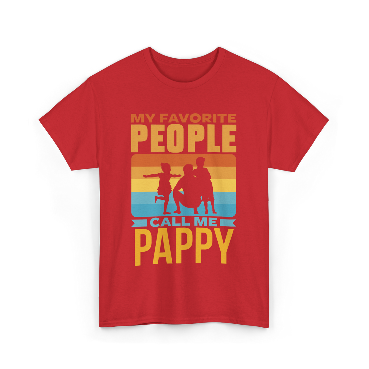 My Favorite People Pappy T-Shirt - Red
