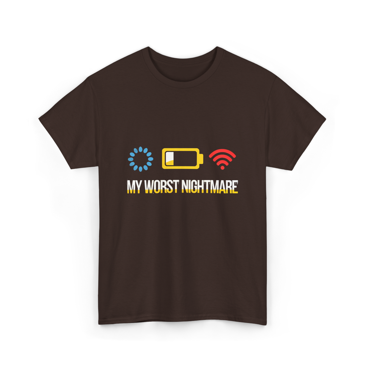 My Worst Nightmare Gamer T-Shirt - Dark Chocolate