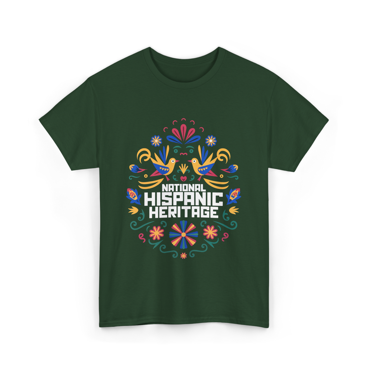 National Hispanic Heritage T-Shirt - Forest Green
