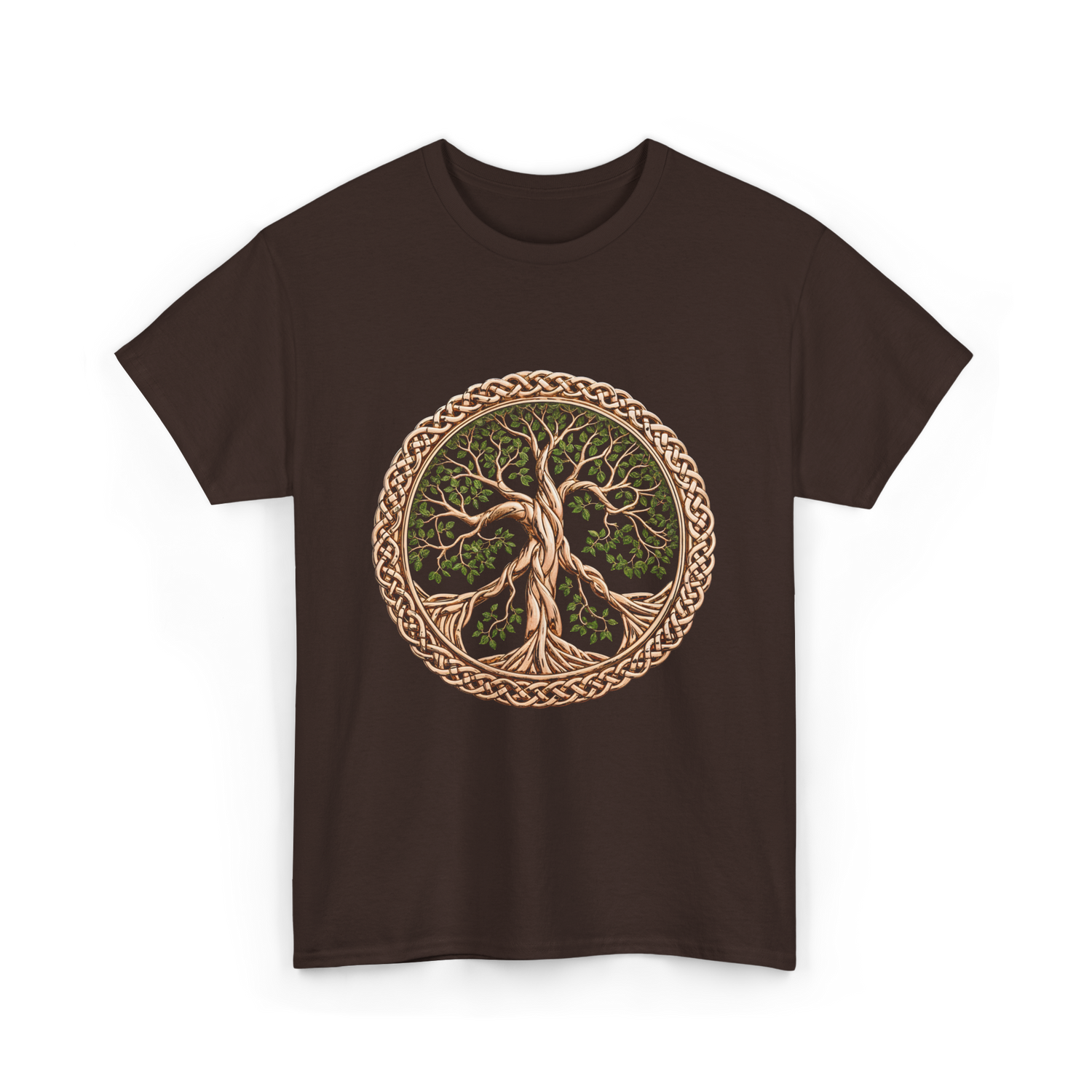 Nature Symbol T-Shirt - Dark Chocolate